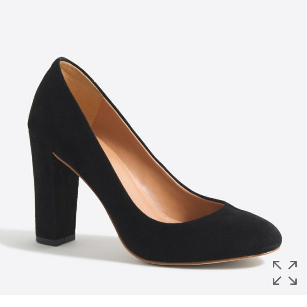 Jcrew suede heels